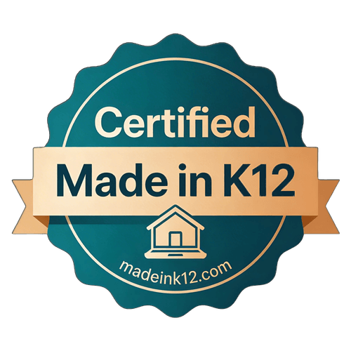 Certified Made in K12 badge